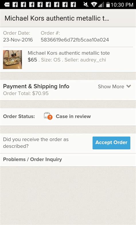 michael kors order tracking.